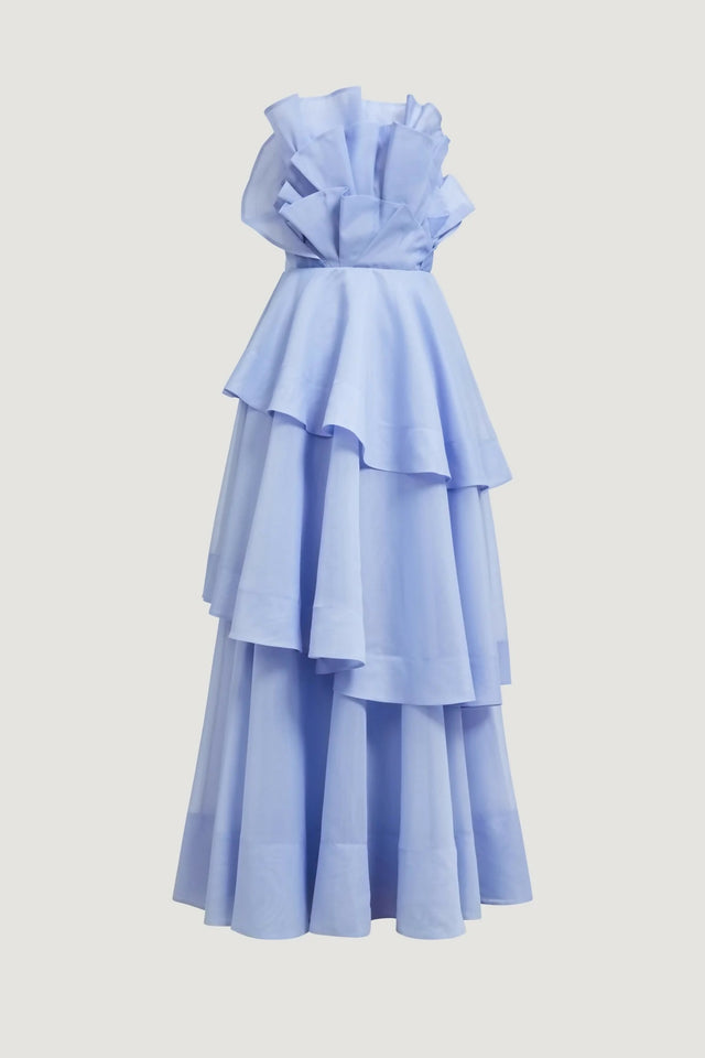 Aje Selestia Gown Pale Blue Size 10,12