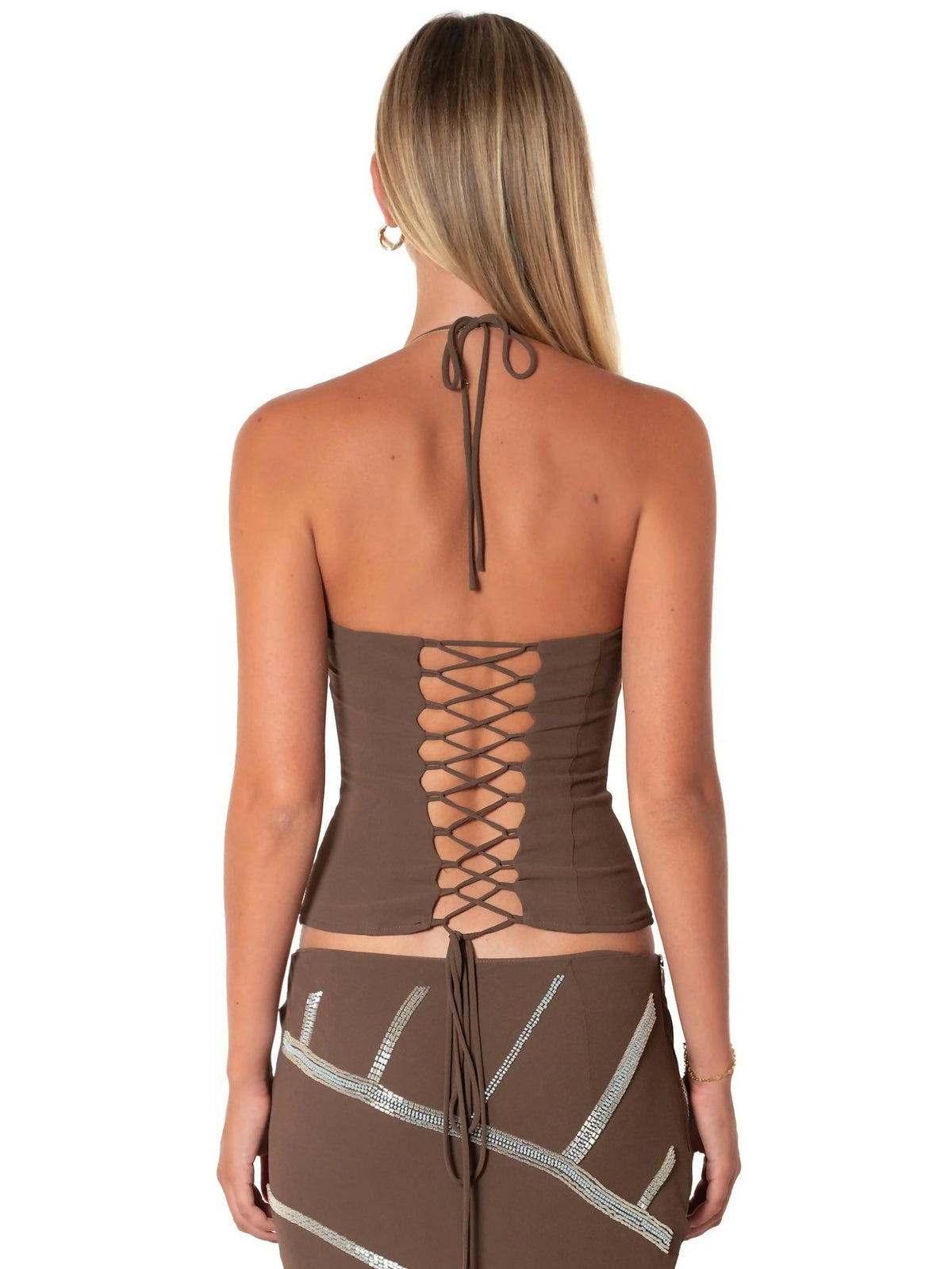 I Am Delilah Ines Corset &amp; Ines Midi Skirt Mocha – view 3