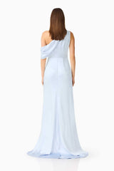 Elliatt Isadora Off The Shoulder Gown - Pale Blue view 3