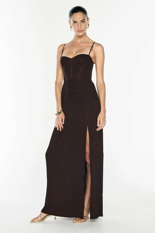 Manning Cartell Double Time Pleat Brown