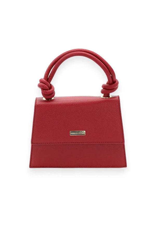 Morgan & Taylor Naomi Top Handle Bag - Burgundy Red