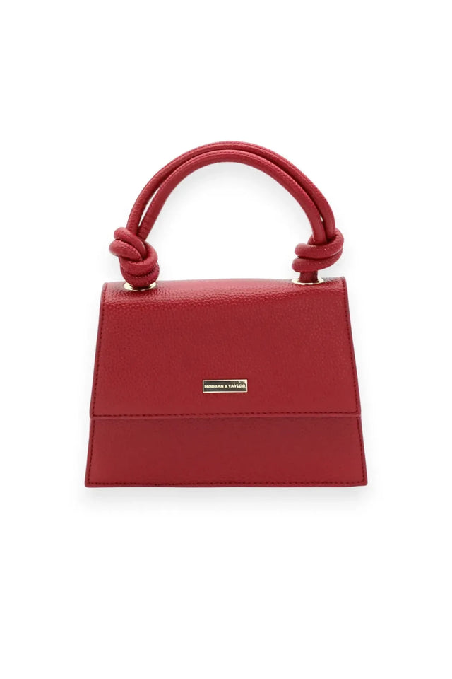 Morgan & Taylor Naomi Top Handle Bag - Burgundy Red