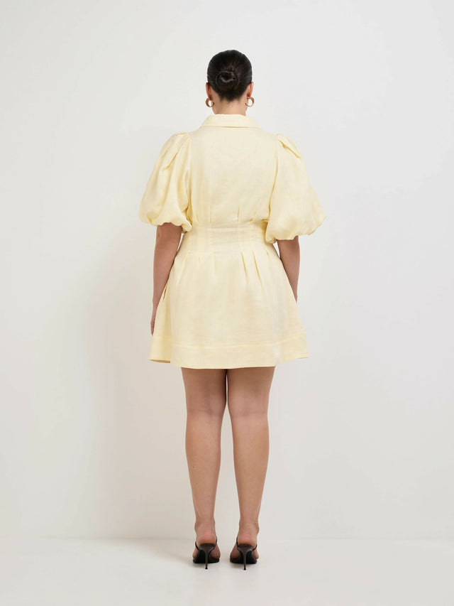Sheike Elisa Mini Dress - Limoncello