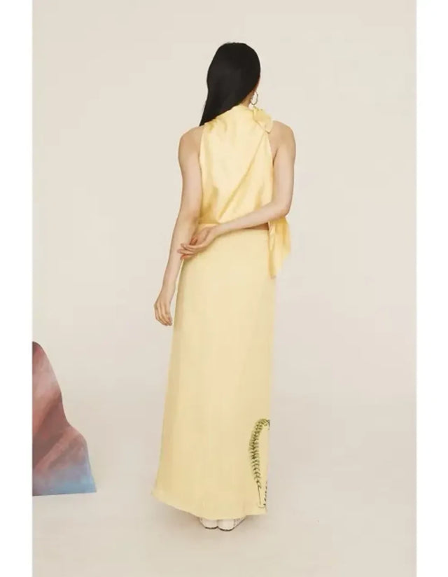 ALEMAIS Sol Silk Top and Skirt Set Size 8 & 10 AU