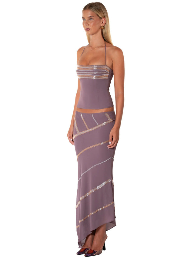 I Am Delilah Ines Corset & Ines Midi Skirt Mauve