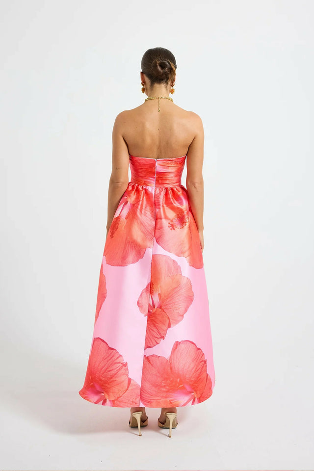 Pasduchas Kalani Strapless Midi Dress Size 10,12