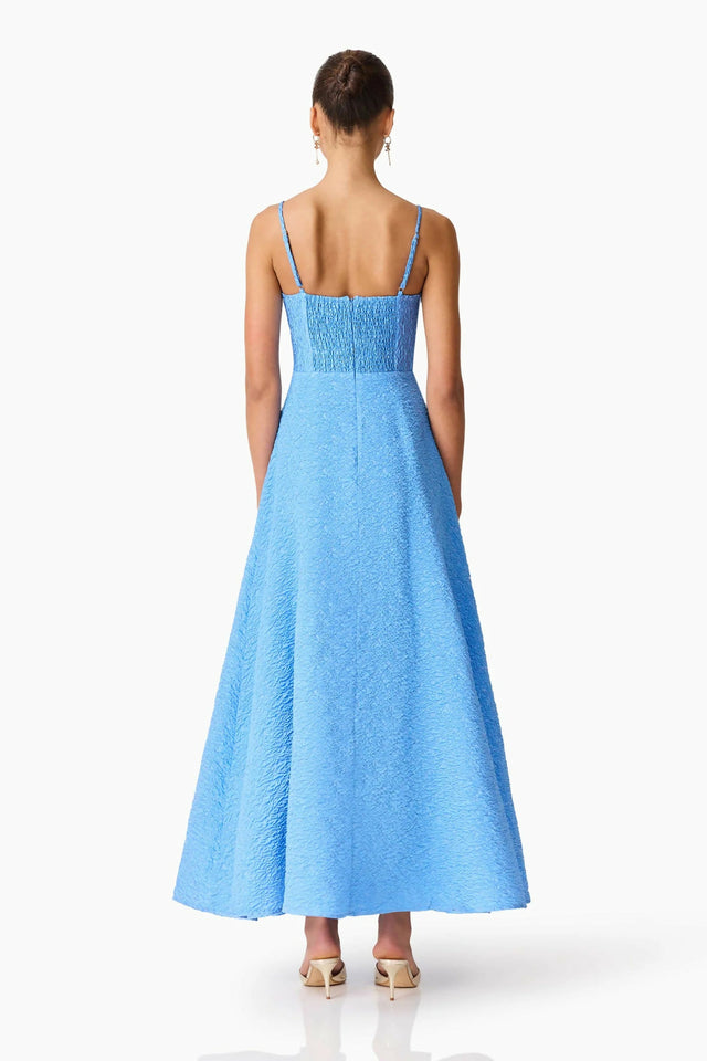Elliatt Briallen Jacquard Gown Blue Size 10