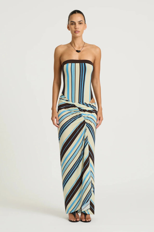 Benni Rumi Strapless Maxi Ocean Strap