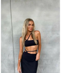 YLD Design Asymmetrical Set - 6 / Black - Outfit Sets