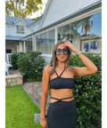 YLD Design Asymmetrical Set - 6 / Black - Outfit Sets