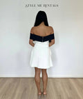 Yojani Boutique Margot Mini Dress Black and White - 8 / Multi - Dresses