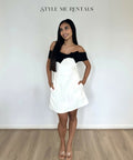 Yojani Boutique Margot Mini Dress Black and White - 8 / Multi - Dresses