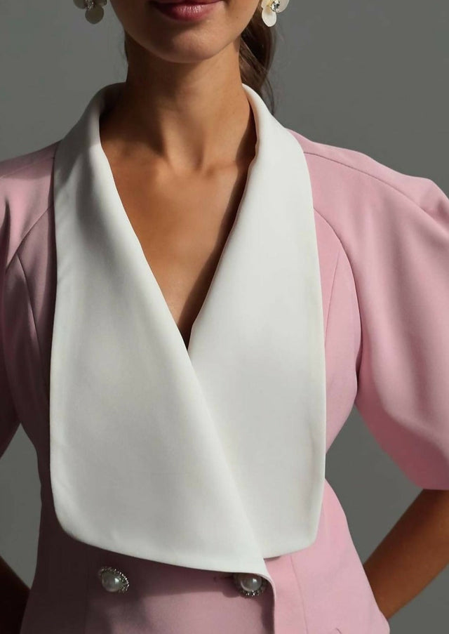 Yojani Boutique Yves Mini Dress - 8 / Pink - Dresses