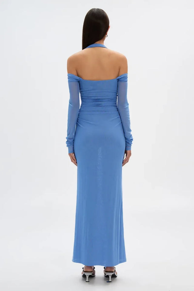 Misha The Sonnet Mesh Dress - Cornflower Blue