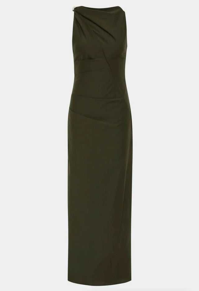 SIR Sorel Maxi Dress in Dark Olive