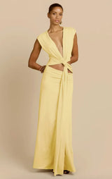 Arcina Ori Jade Dress Lemon Yellow Size 8 view 1