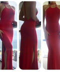 Zachary-the-Label-choker-neck-line-red-gown-SKU266
