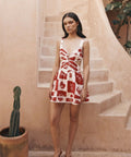 Zaco Nashi Dress - Pear Blossom - 6 / Red - Dresses