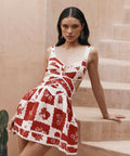 Zaco Nashi Dress - Pear Blossom - 6 / Red - Dresses