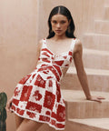Zaco Nashi Dress Pear Blossom Size 6 - 6 / Red - Dresses