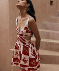 Zaco Nashi Dress Pear Blossom Size 6 - 6 / Red - Dresses
