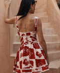 Zaco Nashi Dress Pear Blossom Size 6 - 6 / Red - Dresses