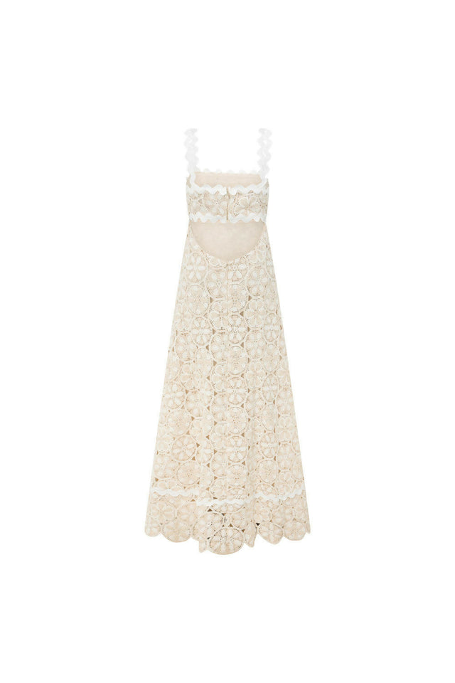 Zaco The Dalton Crochet - 8 / White - Dresses