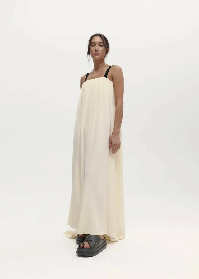 HARRIS TAPPER Bogart Dress Vanilla Silk