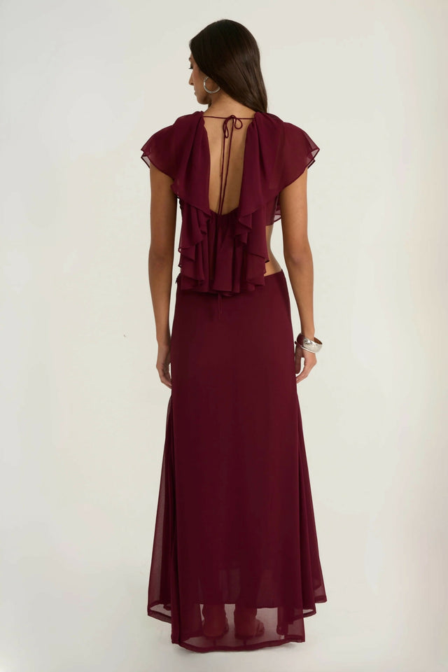 Ance Gria Clover Set in Burgandy