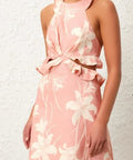 Zimmermann - Zimmermann Acadian Tie Back Mini Dress