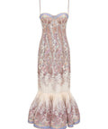 Zimmermann Alchemy Gown Dress Cream Paisley Size / AU 8 - 8 / Print - Dresses