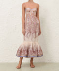 Zimmermann Alchemy Gown Dress Cream Paisley Size / AU 8 - 8 / Print - Dresses