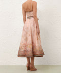 Zimmermann Alchemy Structured Midi Dress - 12 / Floral - Dresses