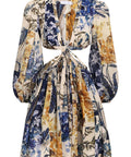 Zimmermann Aliane Cut Out Short Dress - Dresses