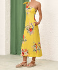 Zimmermann Alight Asymmetric Midi Dress - Dresses
