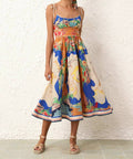 Zimmermann - Zimmermann Alight Picnic Midi Dress Print