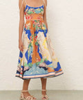 Zimmermann - Zimmermann Alight Picnic Midi Dress Print