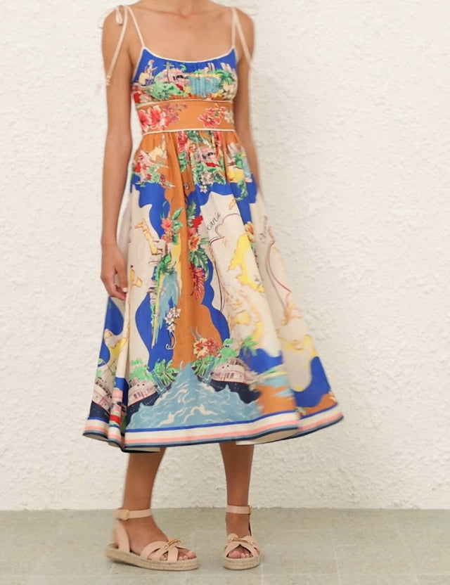 Zimmermann - Zimmermann Alight Picnic Midi Dress Print