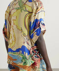 Zimmermann Alight Shorts and Shirt Set - Natural Map Print - Outfit Sets