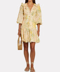 Zimmermann Amelie Corset - 8 / Yellow - Dresses