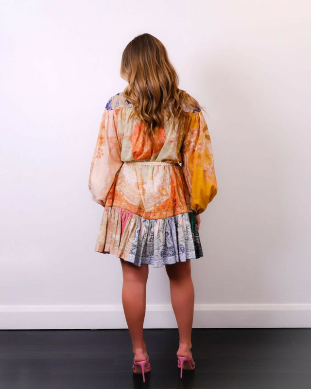 ZimmermannAnnekeSplicedLanternMiniDesignerDressBack
