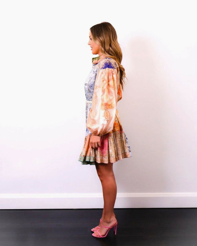 ZimmermannAnnekeSplicedLanternMiniDesignerDressSide