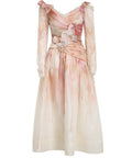 Zimmermann - Zimmermann Asymmetric Midi Dress