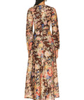 Zimmermann August Bias Dress Floral Size 2 - 8 / Multi - Dresses