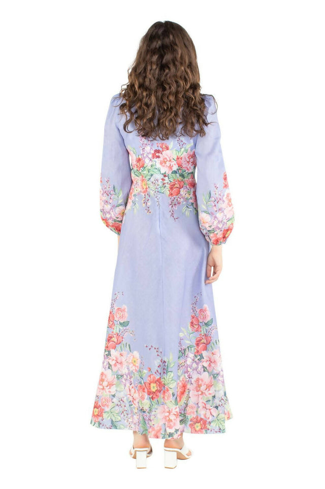 Zimmermann Beltitude Floral Long Dress