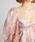 Zimmermann Botanica Bralette Mini Dress - 8 / Print - Dresses