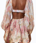 Zimmermann Botanica Bralette Mini Dress Milettia Floral Print - 8 / Floral - Dresses