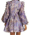 Zimmermann - Zimmermann Botanica Butterfly Mini Dress Pandanus Size 1/AU 10