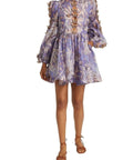Zimmermann - Zimmermann Botanica Butterfly Mini Dress Pandanus Size 1/AU 10