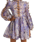 Zimmermann - Zimmermann Botanica Butterfly Mini Dress Pandanus Size 1/AU 10